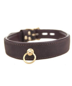 BOUND Nubuck Leather Choker with 'O' Ring