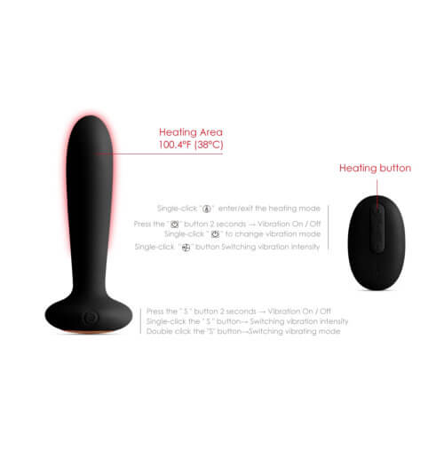 Svakom Primo Remote Control Warming Butt Plug - Image 8