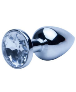Precious Metals Silver Butt Plug-Small