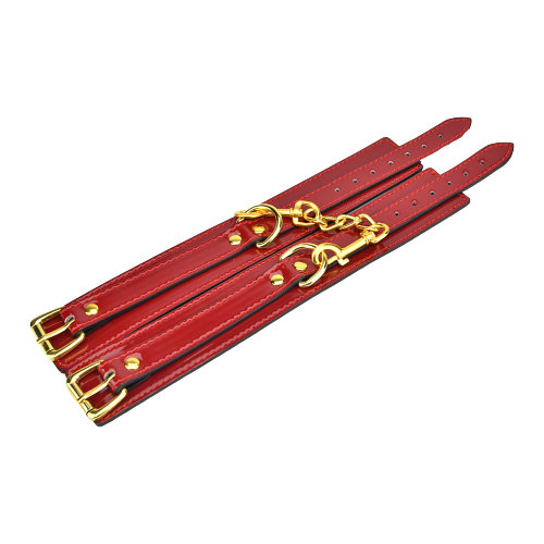 Bound to Please Red Ankle Cuffs - Image 3