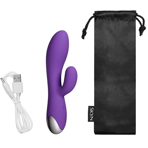 Mates SKYN Vibes Personal Pleasure Vibrating Rabbit Massager - Image 4