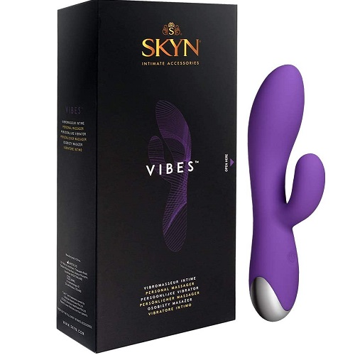 Mates SKYN Vibes Personal Pleasure Vibrating Rabbit Massager - Image 3