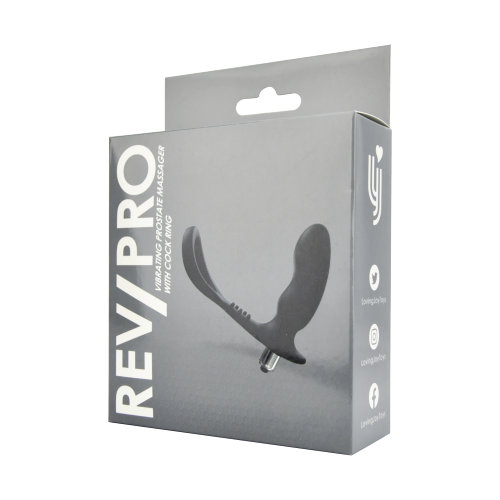 Rev-Pro Vibrating Prostate Massager with Cock Ring - Image 5