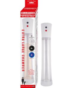 Commander USB Rechargeable High Vacuum Electric Penis Pump XL