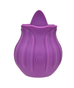 Loving Joy Rose Licking Clitoral Vibrator Purple