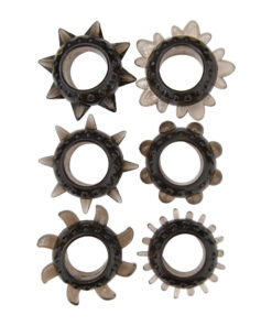 Loving Joy Textured Cock Ring Set (6 Pack)