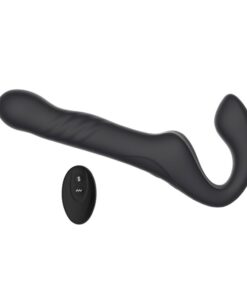 Mina Surge Remote Thrusting & Vibrating Strapless Strap On