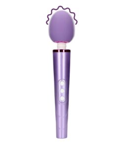Rechargeable Wand Vibrator Metallic Purple