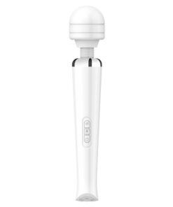 Rechargeable Magic Wand Vibrator - White