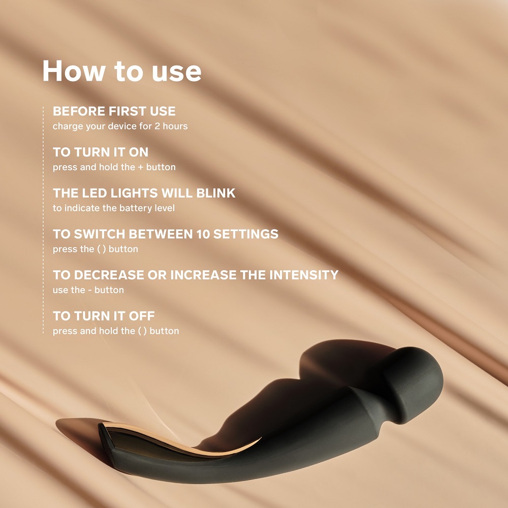 LELO Smart Wand 2 Large Aqua - Image 11