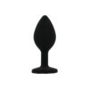 Toosh Black Silicone Butt Plug Small
